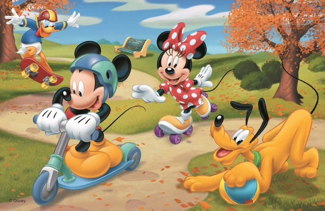 Mini puslespil 54 brikker MICKEY OG VENNER Trefl