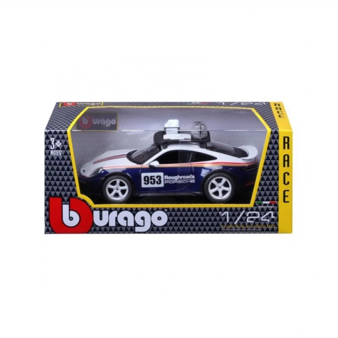 Bburago 1:24 Racing - Porsche 911 Dakar - Blå 953 Roughroads