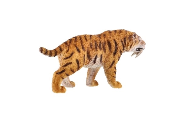 Sabeltandet tiger zoologisk plast 13cm i pose