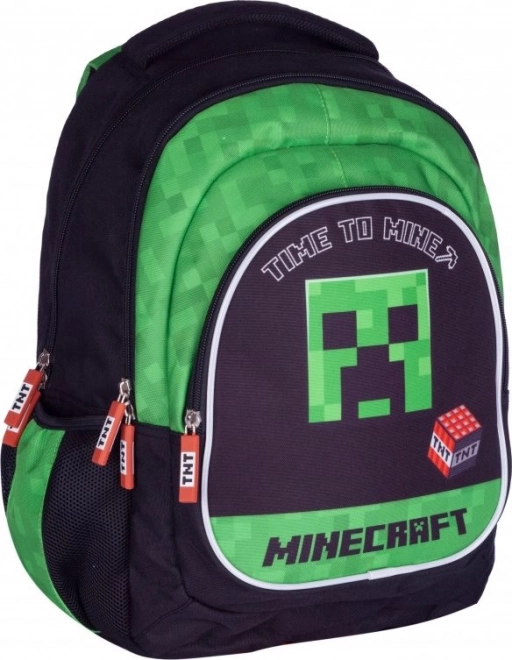 ASTRA Skolerygsæk Minecraft Time To Mine (lille)
