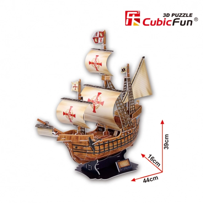 3D Puzzle Skib Santa Maria