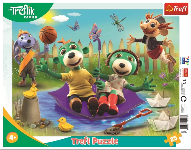 Treflíci puslespil 25 brikker