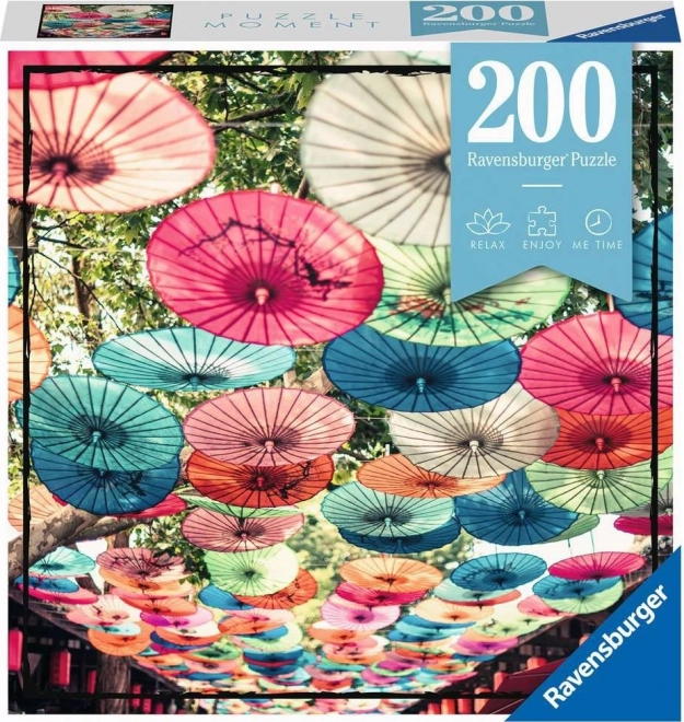 RAVENSBURGER Puzzle Moment: Paraplyer 200 brikker