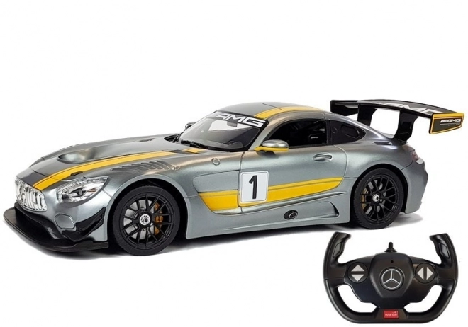 R/C bil Mercedes-AMG GT3 Rastar 1:14 grå fjernstyret