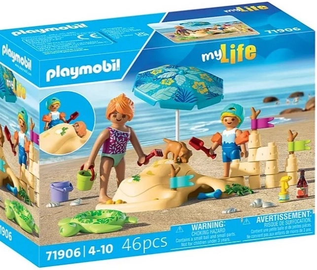 PLAYMOBIL My Life Familiesæt på stranden