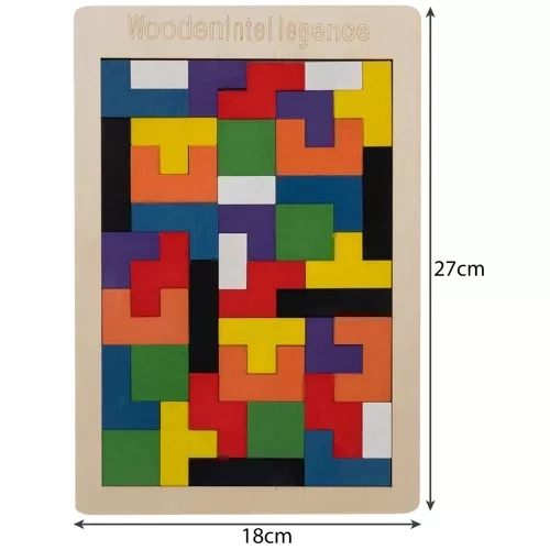 Træpuslespil / tetris Kruzzel 22667