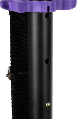 Sammenklappelig byløbehjul til børn med store hjul (200 mm) – lilla