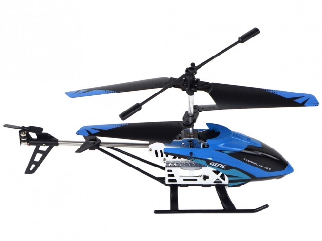 Aluminiums RC helikopter 2.4G Blå 15 minutters flyvetid