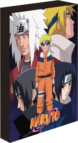 Lysende LED-billede NARUTO 30 × 40 cm