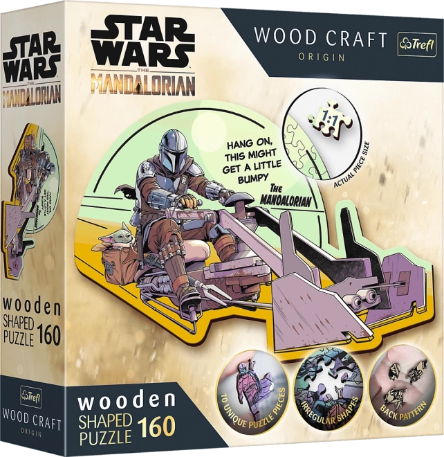 Træpuslespil Star Wars: The Mandalorian – 160 brikker