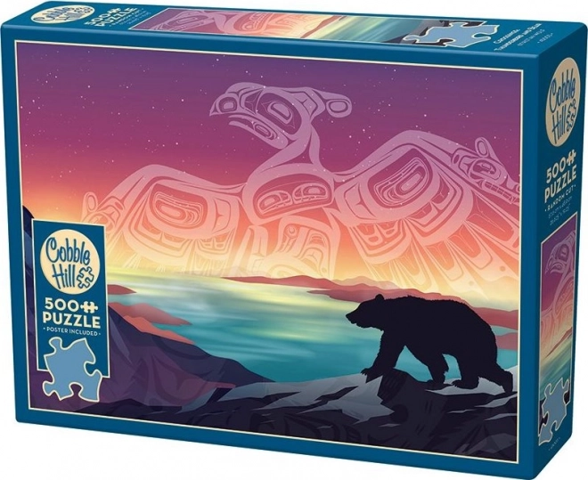 COBBLE HILL Puslespil Krydsning: Stormflod og bjørn 500 brikker