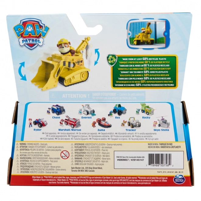 Bulldozer Rubble fra Paw Patrol