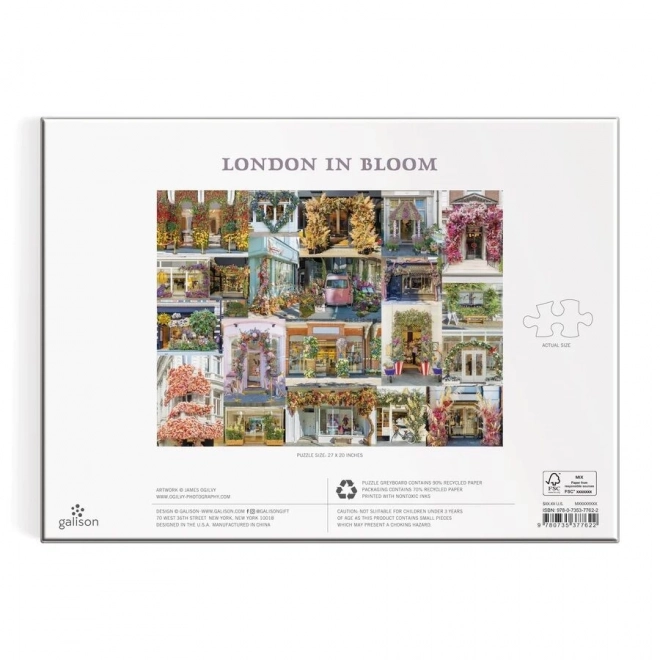Puslespil Galison Blomstrende London 1000 brikker