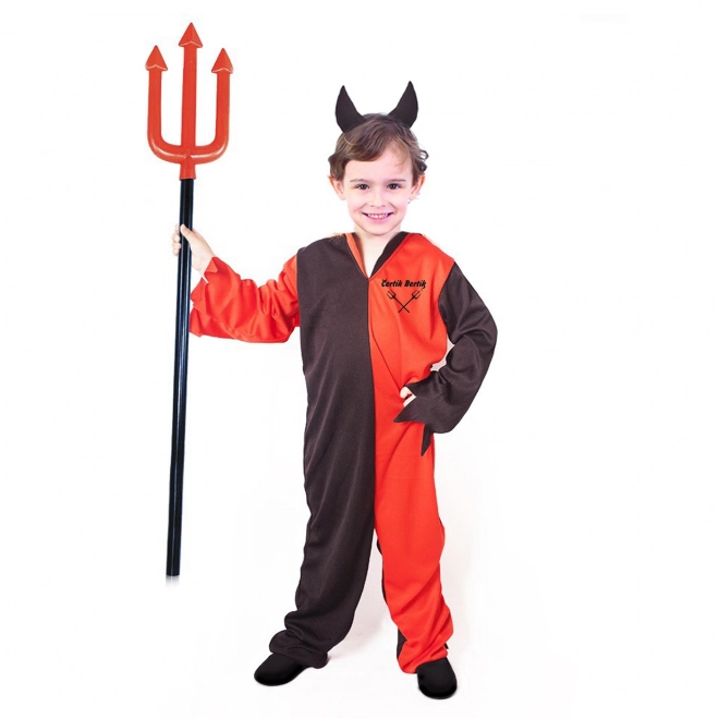 Børnekostume djævel med horn