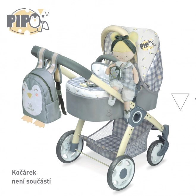 Plysdukke Pipo 36 cm