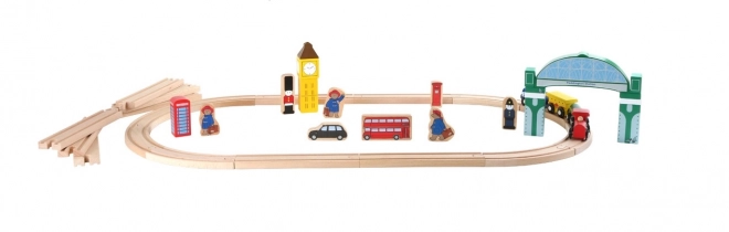 Små Fod Træ Togbane Paddington 43 dele