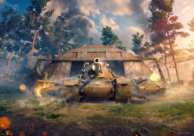 Puslespil World of Tanks: Wingback 1000 brikker