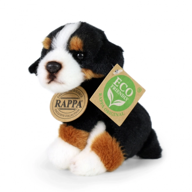 Plys hund med økologisk fyld 11 cm