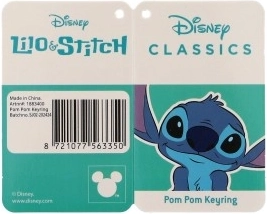 Nøglering Stitch med pompons