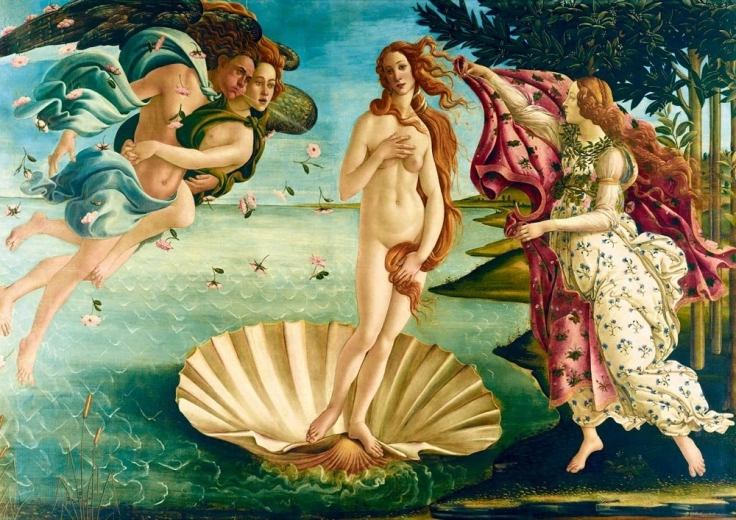 Puslespil Fødslen af Venus 1000 brikker
