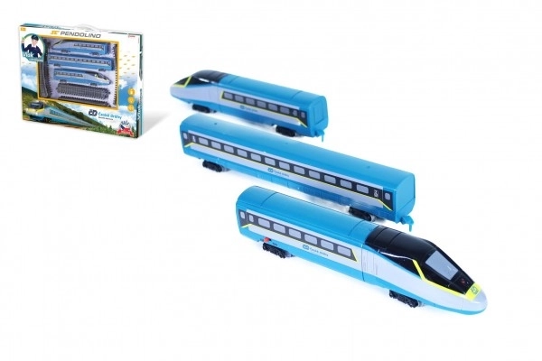 Togserie SC Pendolino České dráhy med skinner og effekter