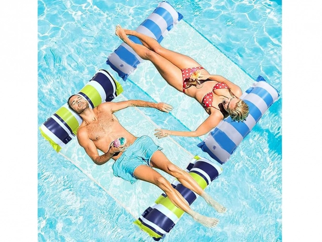 Oppustelig vand gynge net til pool og strand