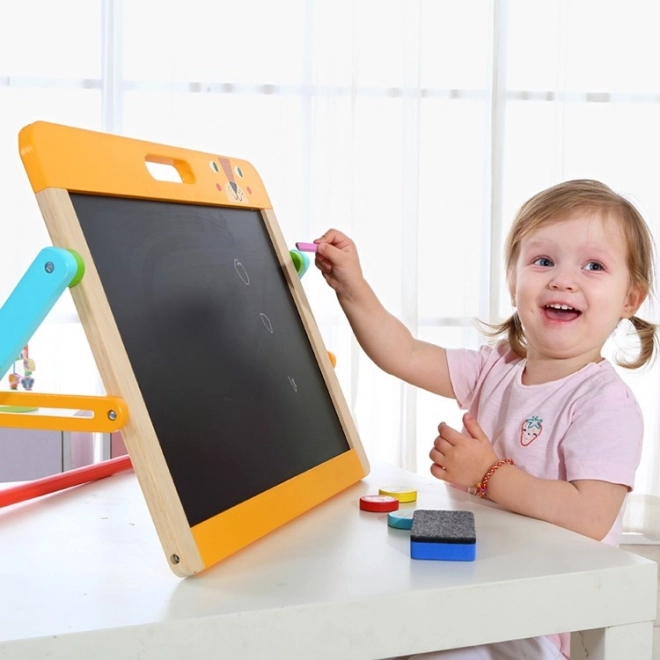 Børn magnetisk og kridttavle 2i1 Tooky Toy