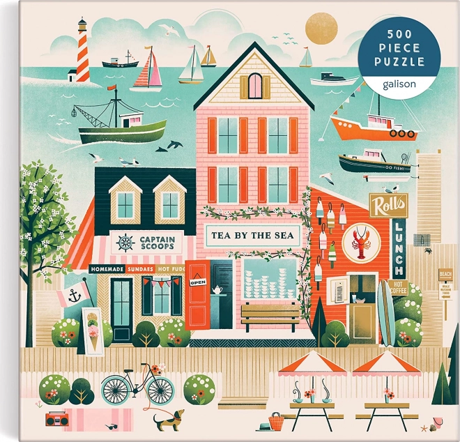 Galison Puzzle Bistro ved havet 500 brikker