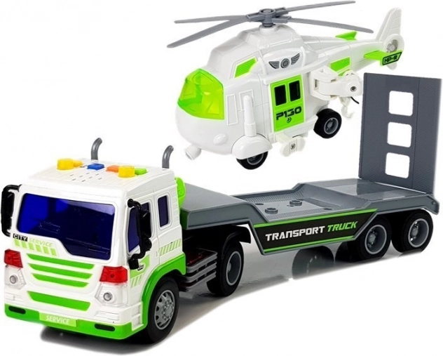 Nedklappelig rampe og transport i skala 1:16