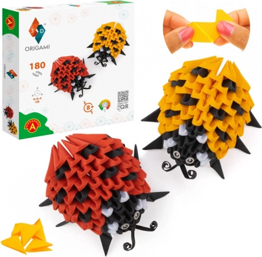 Alexander kreativt sæt origami 3D – mariehøns