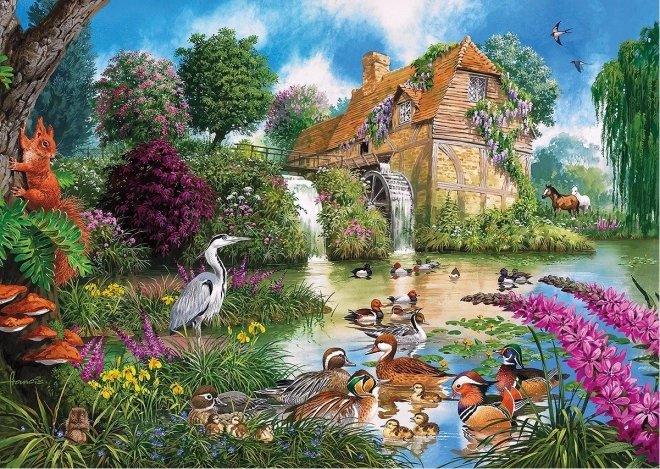 Gibsons puslespil Flora og Fauna 4x500 brikker