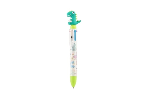 Propiska/Tužka dinosaur seks farver plast 17cm 4 farver