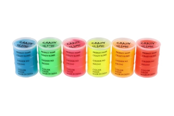 Slime - masse 80g neon 8x5,5 cm forskellige farver