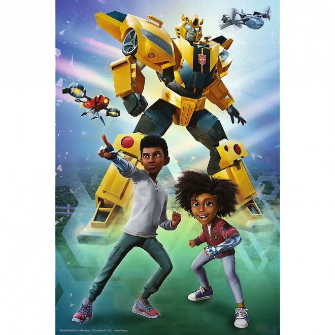 Puzzle 100 brikker Team Transformers
