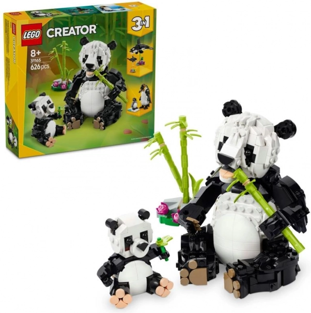 creator 3 i 1: pandafamilie