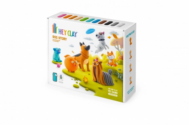Hey Clay: Hunde historie - sæt af modellervoks