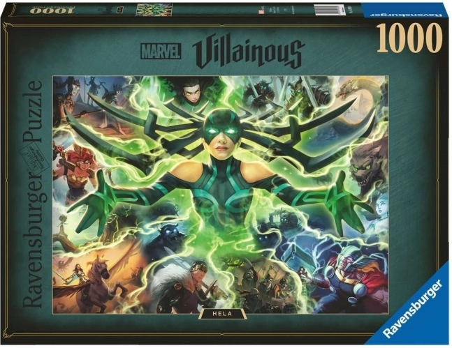 Ravensburger puslespil Villainous: Hela 1000 brikker