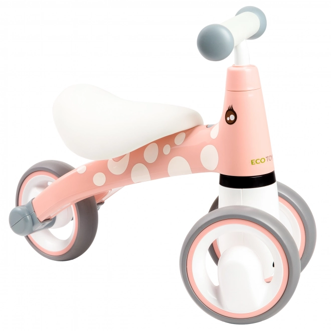 ECOTOYS Løbecykel Flamingo lyserød