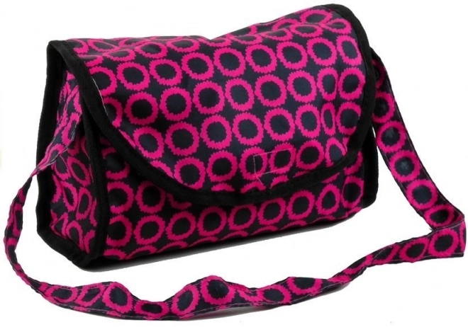 Dukke klapvogn Alice Retro, stor, dyb, taske