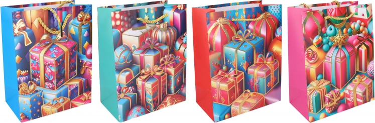 Gavepose M julemotiv 26 × 32 × 10 cm