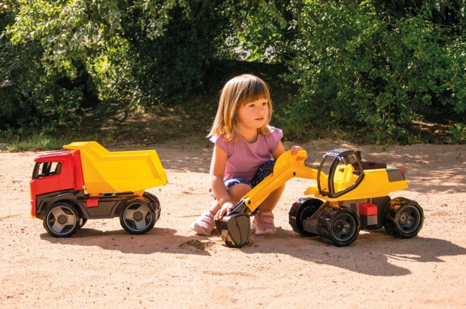 Gravemaskine Lena Giga Trucks gul-sort