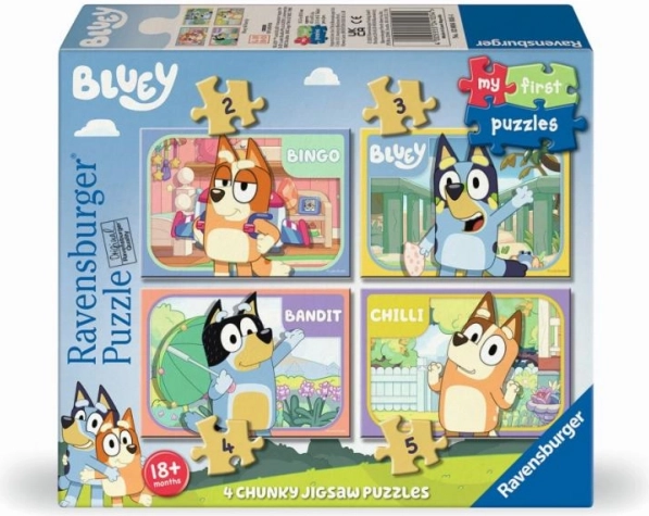Mit første Bluey-puslespil