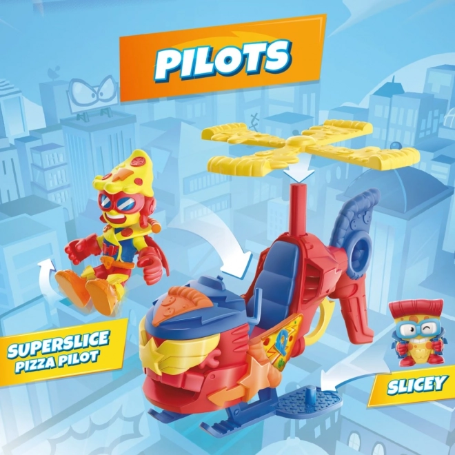 SuperThings Pizzacopter med diskudskyder