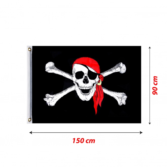 Piratflag 90x150 cm
