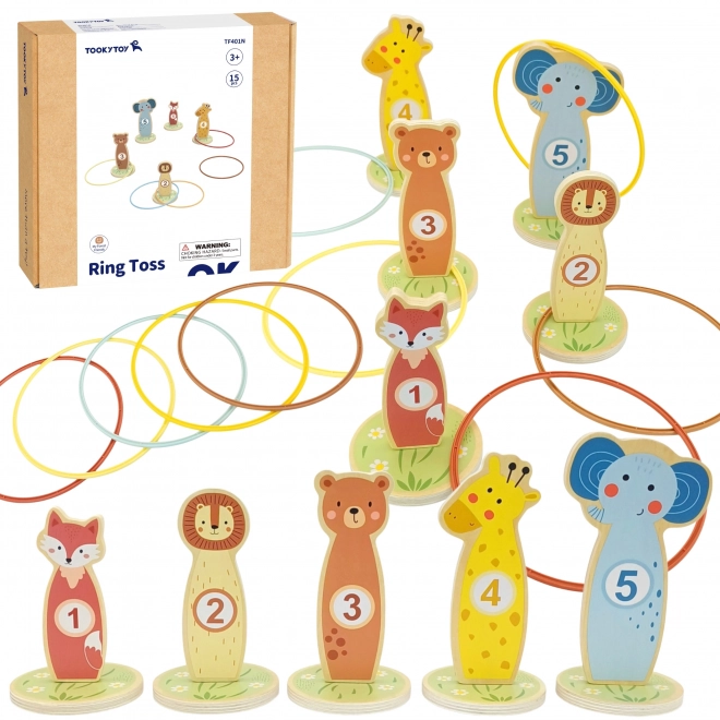 Træspil for præcision med ringe Tooky Toy