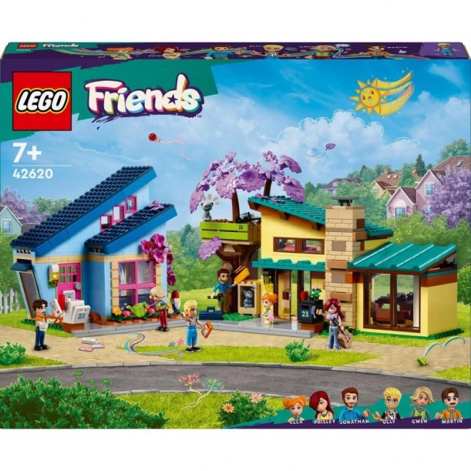 LEGO® Friends 42620 Olly og Paisleys Familiehuse