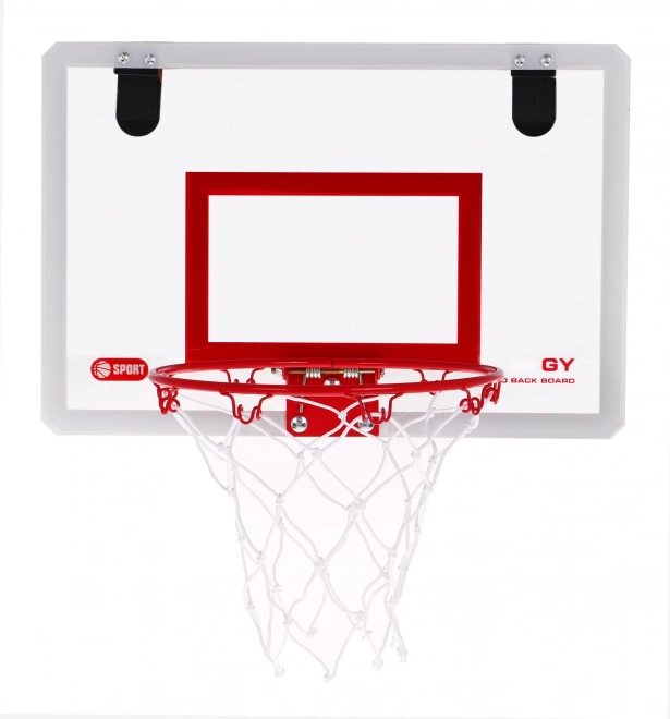 Elektronisk basketballtavle til kurv med dørmontering, sæt med bold og pumpe