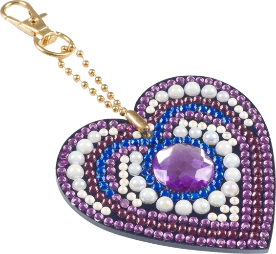 Lav en glitrende hjerte-nøglering