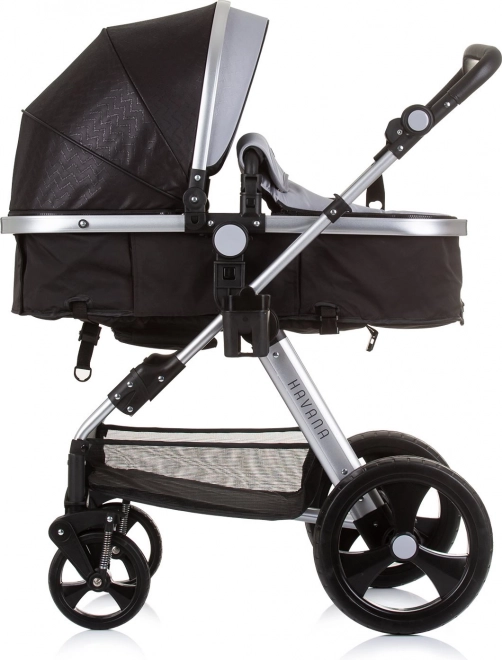CHIPOLINO Kombineret klapvogn HAVANA 2-i-1 Obsidian