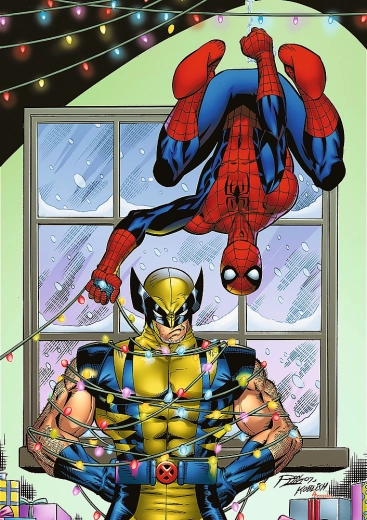 Puslespil Spiderman og Wolverine 1000 brikker Trefl Premium Plus